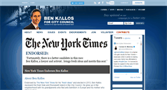 Desktop Screenshot of kallosforcouncil.com