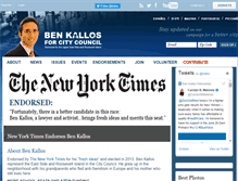 Tablet Screenshot of kallosforcouncil.com
